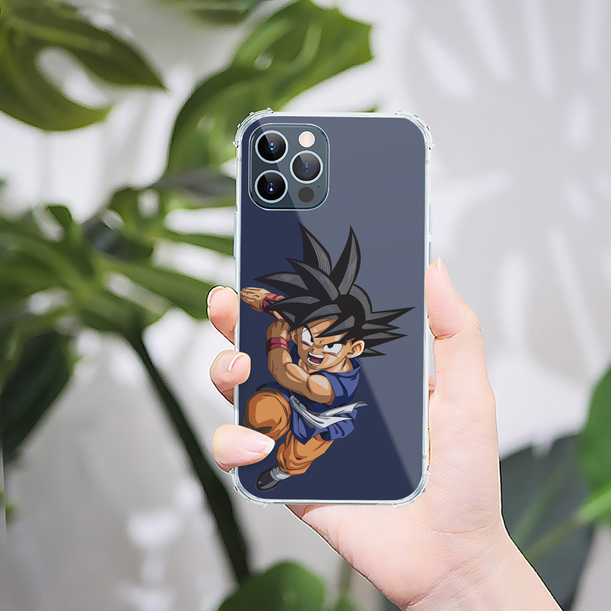 （画像用） ドラゴンボール 孫悟空（そん ごくう）Son Goku カカロット DRAGON BALL Kakarotto 【iPhone 12シリーズ対応】透明スマホケース（クリアソフトケース）